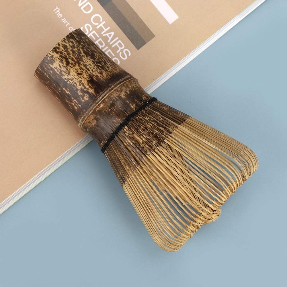 Bamboo Matcha Whisk Japanese Chasen Bamboo Whisk for Matcha Tea Ceremonial Matcha Tea Whisk Brush for Green Tea Powder Matcha Ceremony (120 Teeth) (Zizhu 120 Benli)