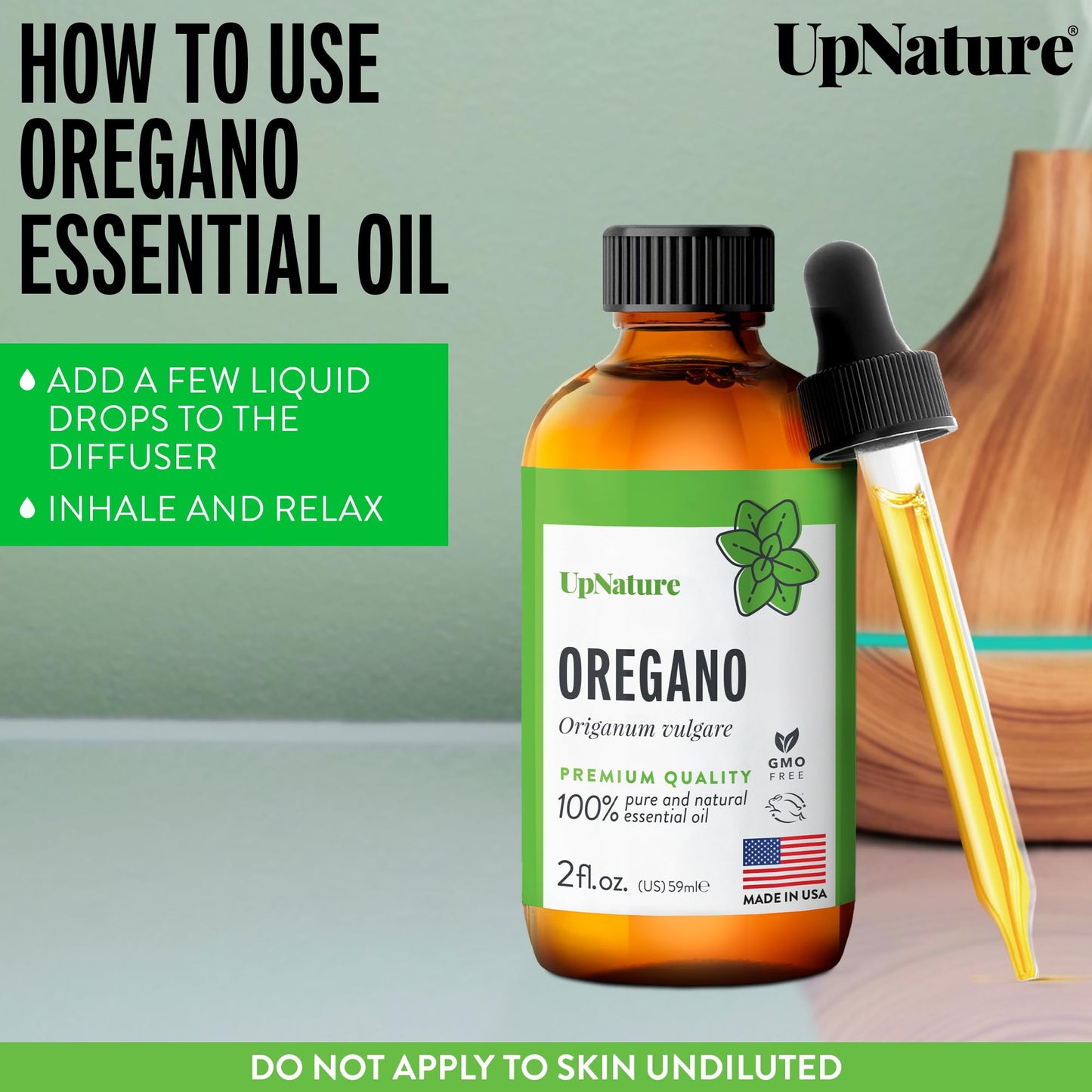 UpNature Organic Tea Tree Oil - 100% Pure Tea Tree Essential Oil for Skin, Toenail & Hair, 2oz